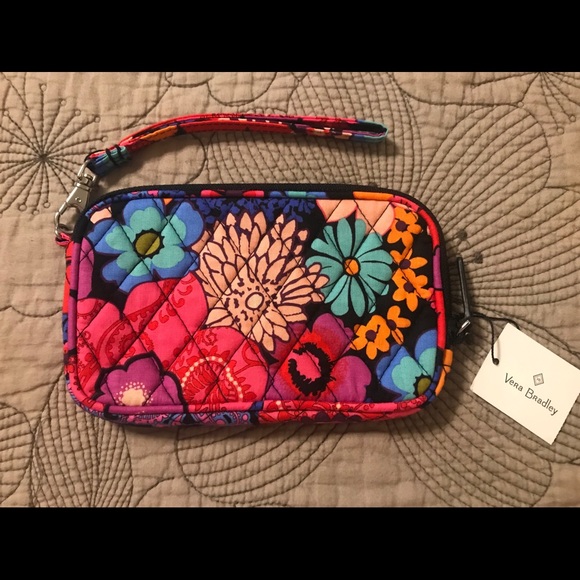 Vera Bradley Handbags - Vera Bradley tech case/wristlet in floral fiesta💐